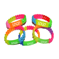 Rainbow Silicone Chain Bracelets